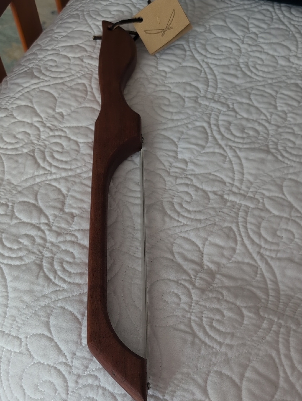 Appalachian Bow Saw Knife In Cherry Wood